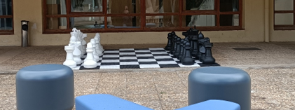 Enformatik Yüksek Okulu'nun dev satrancı