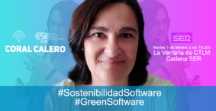 Coral Calero en la ventana de la cadena ser