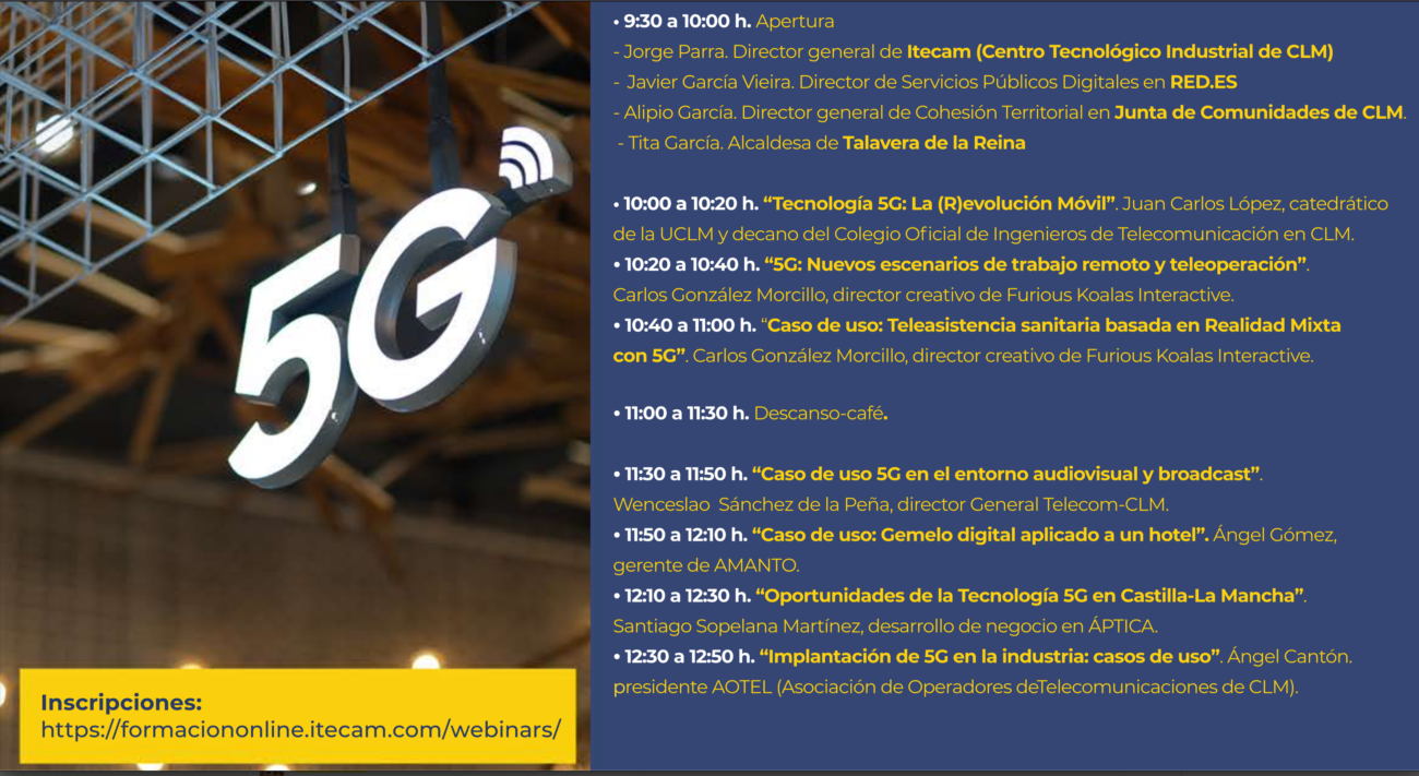Jornadas de Tecnología 5G, Juan Carlos López