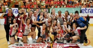 Equipo femenino del balonmano pozuelo