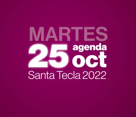 Agenda mardi 25 octobre Santa Tecla 2022, esi uclm