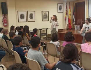 Marcela Genero en un acto de mujeres ingeniosas