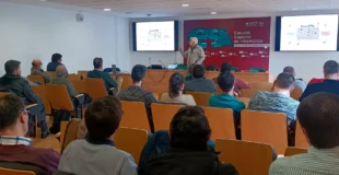 Luis Jiménez Linares en el Garaje de la ESI