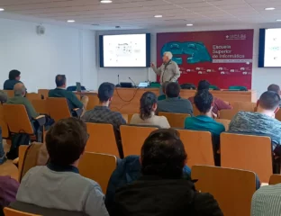 Luis Jiménez Linares en el Garaje de la ESI