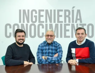 de izquierda a derecha, Andrés Montoro, José Ángel Olivas y Antonio Lozano