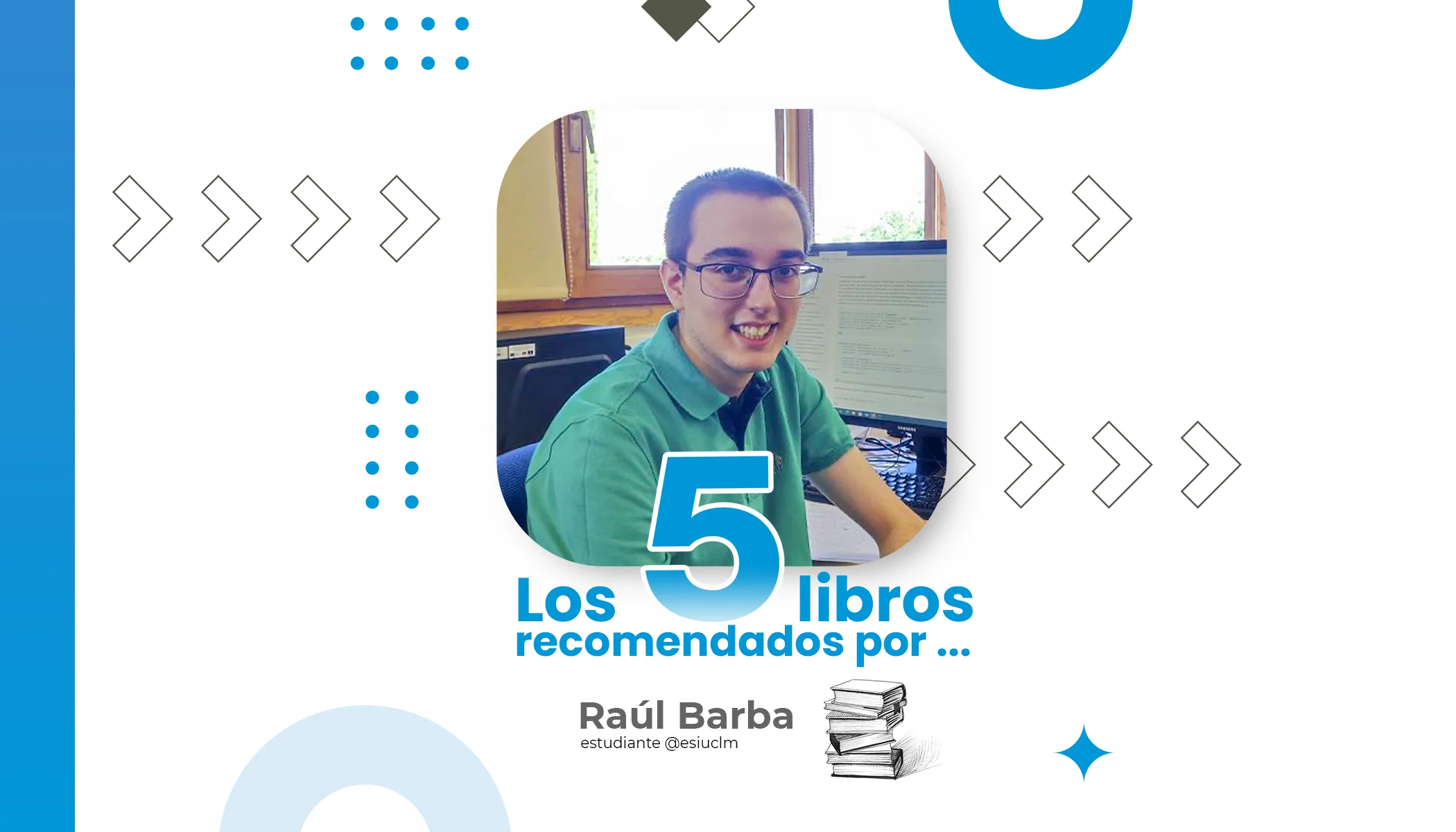 Raúl Barba estudiante de la Escuela Superior de Informática