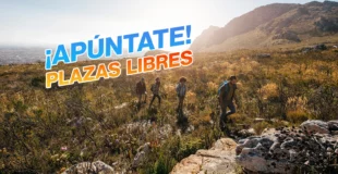 Grupo de senderistas. Fuencaliente Escuela Superior de Informática