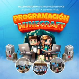 Atelier minecraft éducatif deuxième édition, style minecraft de programmation garçon et fille