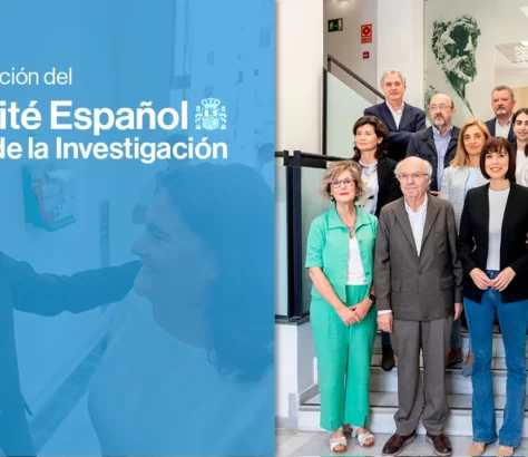 Coral Calero and the rest of the Spanish Research Ethics Committee, together with the Minister of Science and Innovation