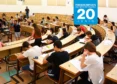 ESTUDIANTES realizando la EVAU 2023 en la UCLM
