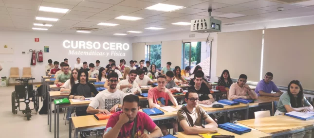 estudiantes en el curso cero