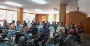 Mentores y mentorizados en la Sala Colegio Universitario