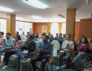 Mentores y mentorizados en la Sala Colegio Universitario