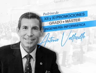 Antonio Vallecillo, padrino graduación Ingeniería Informática