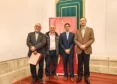 José Ángel Olivas, David Cerrillo, Jesús Fontecha y Mario Piattini