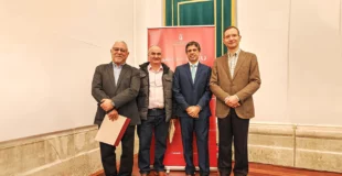 José Ángel Olivas, David Cerrillo, Jesús Fontecha y Mario Piattini