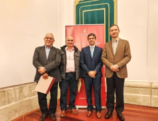 José Ángel Olivas, David Cerrillo, Jesús Fontecha y Mario Piattini