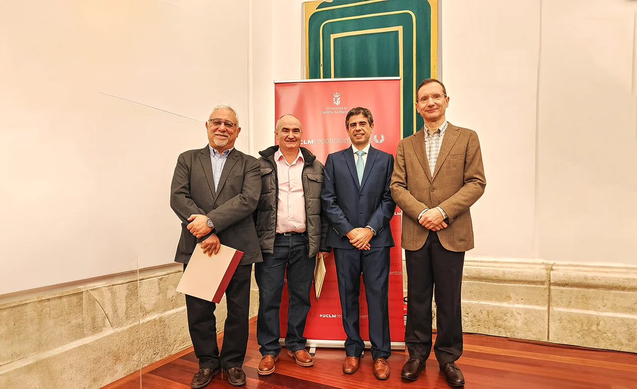 José Ángel Olivas, David Cerrillo, Jesús Fontecha y Mario Piattini