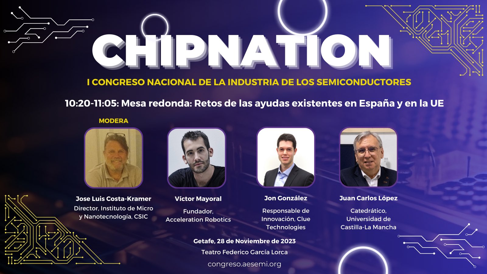 Juan Carlos López como miembro destacado de la mesa rendonda en chipnation