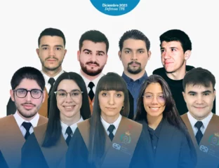 Fotos del grupo de estudiantes que defenderá su TFE en diciembre de 2023