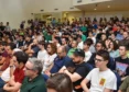 Estudiantes y profesores en el salón de actos de la Escuela Superior de Informática de Ciudad Real