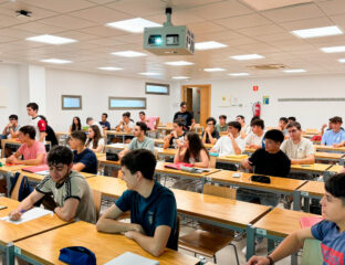 Estudiantes del curso cero en el aula