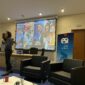 Alicia Duque en el salón de actos de la ESI