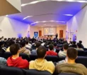 Salón de actos durante la charla de transformación de la ciberseguridad