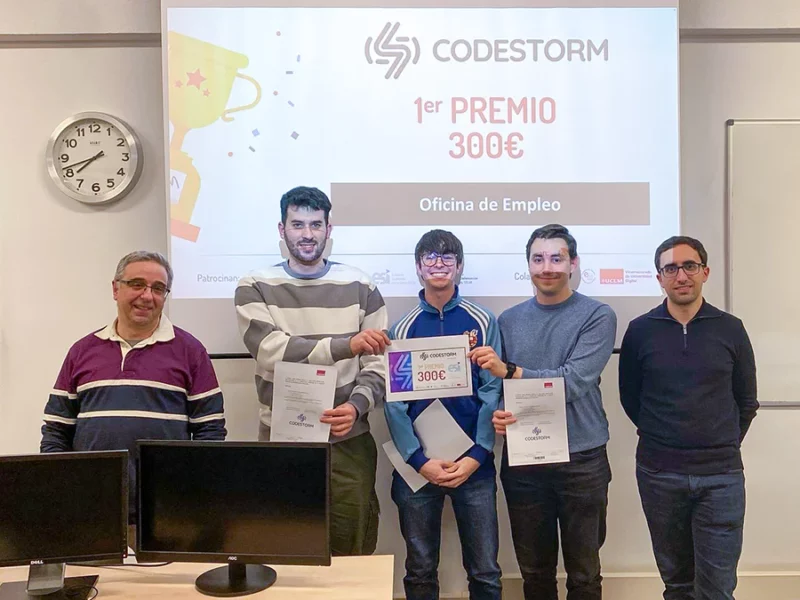 Ganadores del Codestorm en ciudad real