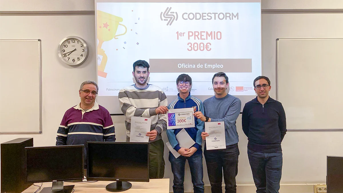 Ganadores del Codestorm en ciudad real