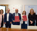 Miguel Ángel Redondo en la renovación de la cátedra con telefónica