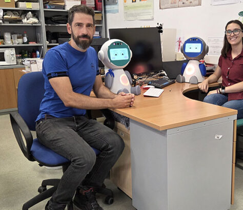 Ramón Hervás y Laura Villa