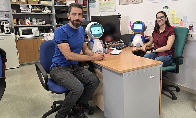 Ramón Hervás y Laura Villa