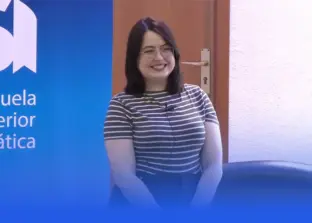 Rocío Tomé en la Escuela Superior de Informática