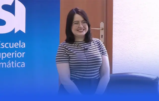 Rocío Tomé en la Escuela Superior de Informática