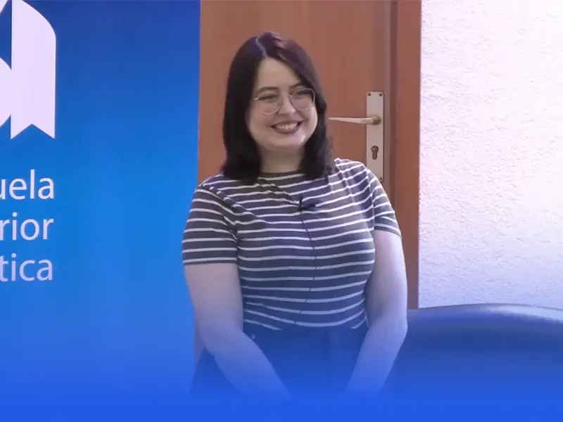 Rocío Tomé en la Escuela Superior de Informática