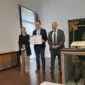 David García Rosado recogiendo el premio de manos del Rector de UCLM