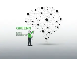 mujer midiendo red neuronal