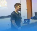 Midudev durante la charla en la ESI