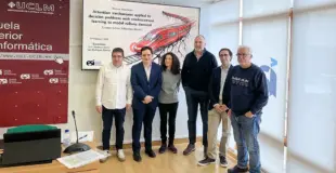 Enrique Villarrubia, tribunal y directores de tesis