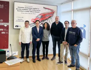 Enrique Villarrubia, tribunal y directores de tesis