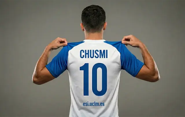 jugador de fútbol sala de espaldas