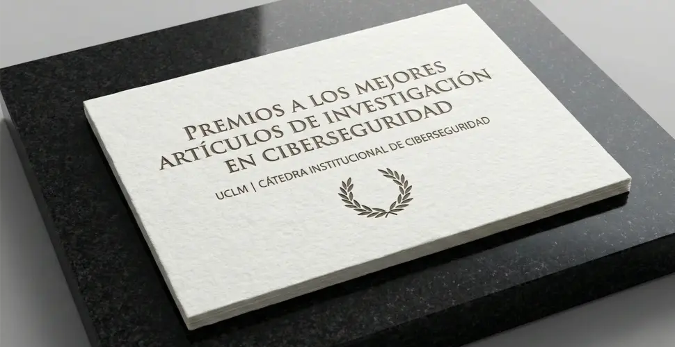 Diploma con los premios sobre la mesa