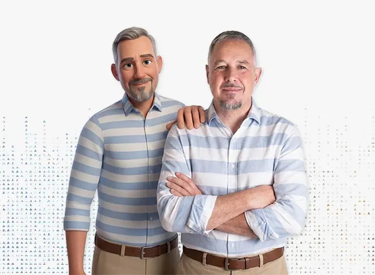 Oscar Cordón y un gemelo digital