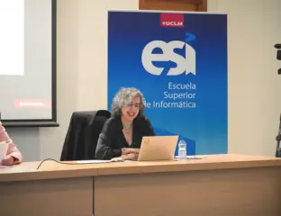 Carmen Lacave durante el acto