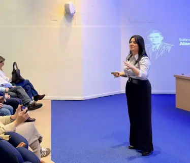 Isabel Rodríguez Olivar durante la conferencia