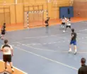 Jugadores de la ESI disputando la final de fútbol Sala 2026