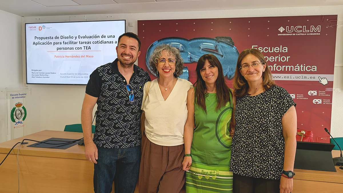 Doctoranda y directores de tesis