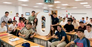 estudiantes en el curso cero