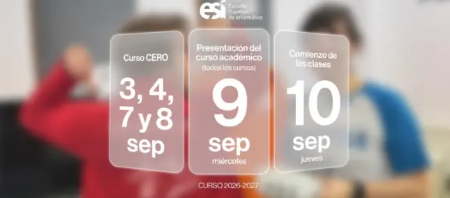 fechas de inicio del nuevo curso